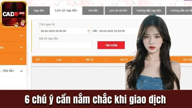 6 chú ý cần nắm chắc khi giao dịch