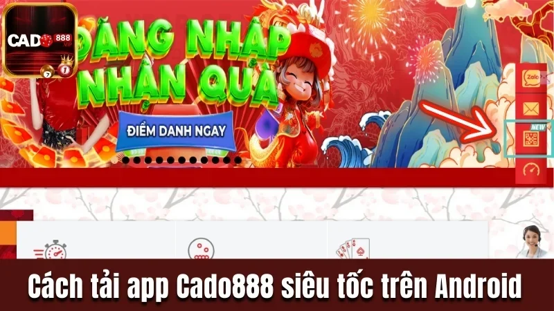 Cách tải app Cado888 siêu tốc trên Android