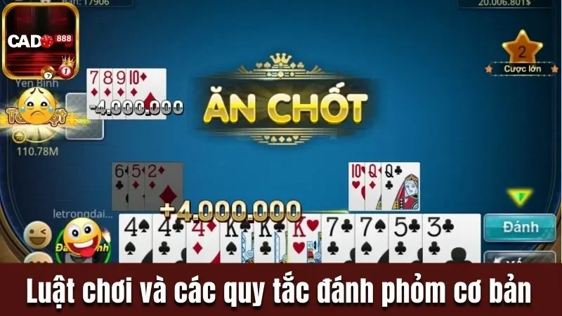 Luật chơi và các quy tắc đánh phỏm cơ bản